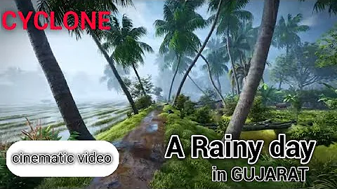 A Rainy day in Gujarat! || CYCLONE IN GUJARAT || Lumion Cinematic animation Shots by Kenil Chandrani