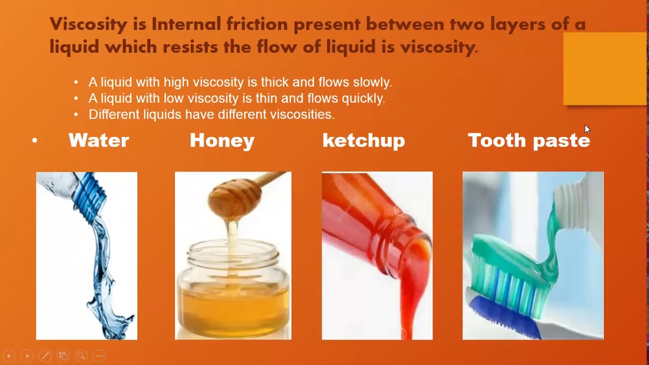 viscosity,definition,example and factors - YouTube