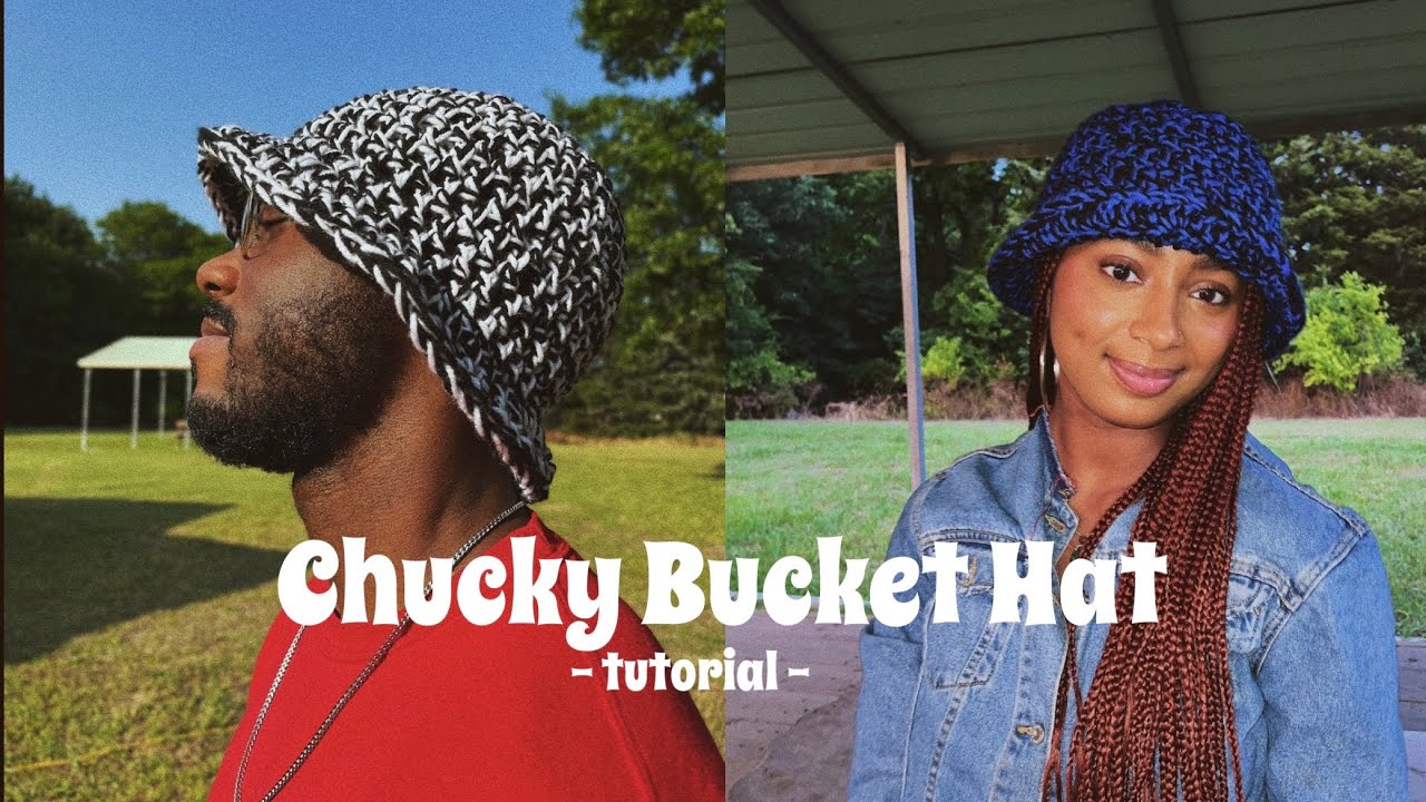 Quick and Easy Crochet Chunky Bucket Hat Tutorial