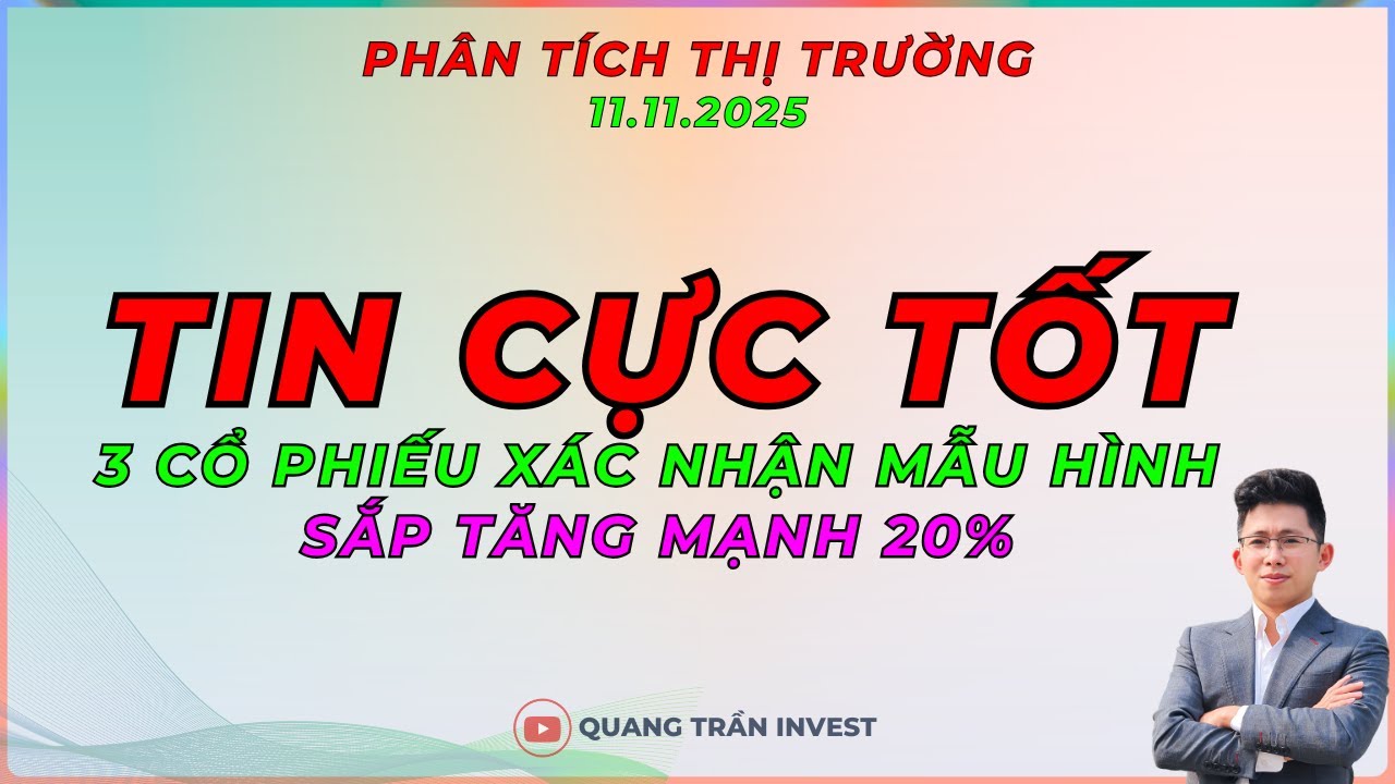 TIN CỰC TỐT, 3 Cổ phiếu xác nhận mẫu hình sắp đảo chiều tăng mạnh