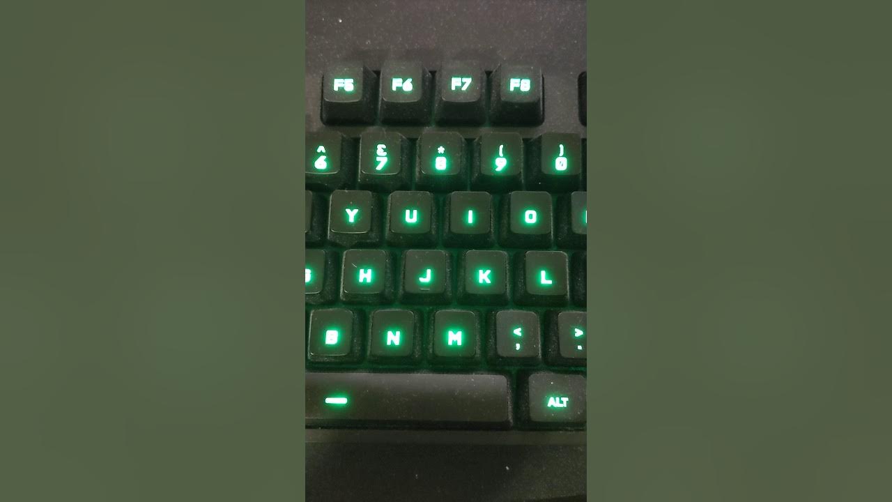 Logitech g pro keyboard lighting 7 13 20 youtube
