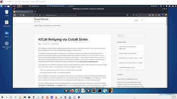 NTLM Relaying via Cobalt Strike (AD CS Exploit Demo)