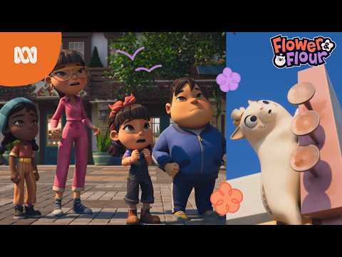 Flour is a stuck cat! 🙀 | Flower & Flour | ABC Kids
