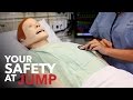 Your Safety at Jump: Ensuring a Safe Learning Environment