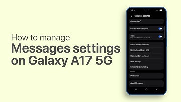 How to Manage Message Settings on Galaxy A17 5G