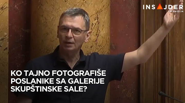 Ko tajno slika u Skupštini Srbije? Rasprava Ane Brnabić i Aleksandara Jovanovića Ćute