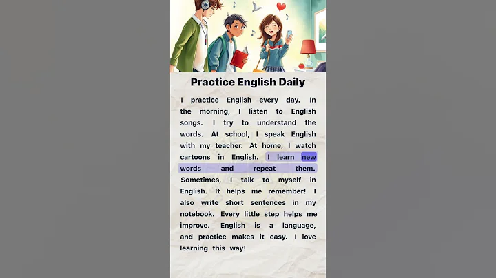 Practice English Daily | English Reading and Listening Practice #easyenglish #englishforbeginners thumbnail