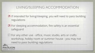 Garden rooms, studios and offices are a great way to add extra space to your home. In this video, we help you to work out whether 