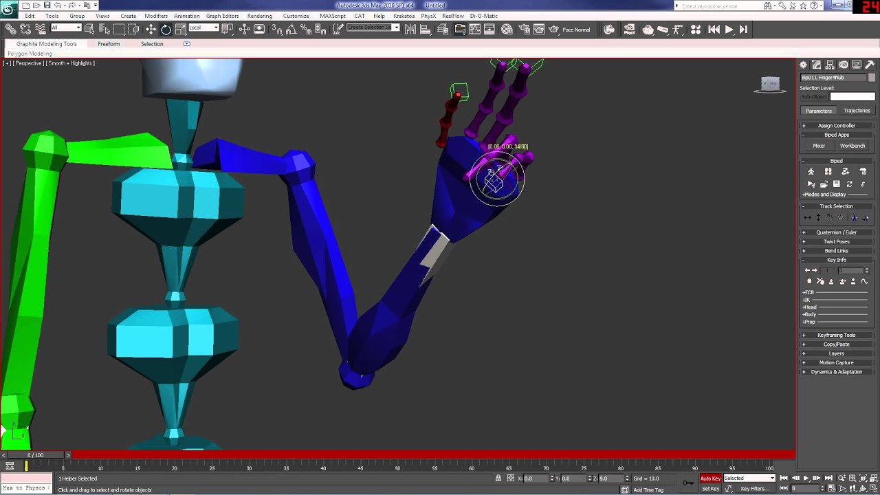 Tutorial Biped Animation  Basics Part 1 3DS  MAX  YouTube