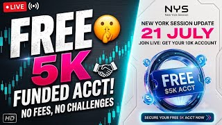 How to Get A Free Funded Account | Free NYS Market Account $5k #Forex #propfirm #free account