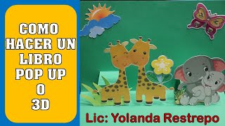 ✅COMO HACER UN LIBRO POP  UP O 3D (TUTORIAL)