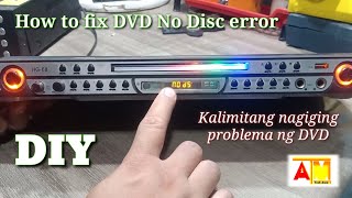 how to fix dvd no disc error