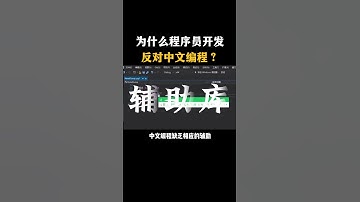 为什么程序员开发反对中文编程？#黑客 #hacker #网络安全 #cybersecurity #计算机 #分享 #熱門
