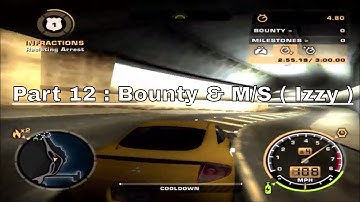 Need For Speed Most Wanted (2005) Walk-through ( No Commentary ) Part 12 : Bounty & M/S ( Izzy )