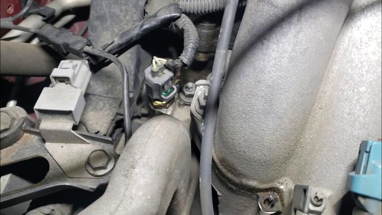 How to replace the coolent tempture sensor on a 2001 Toyota highlander