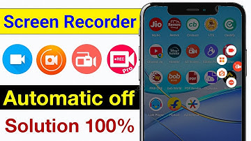 Screen Recorder Automatic Off Problem | Screen Recorder Auto Stop Problem | by Ankur Yadav