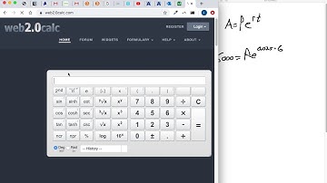 Finding the initial amount in a word problem on continuous compound interest