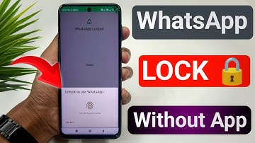 How to Lock WhatsApp with Fingerprint without Apps 2025