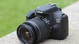 Canon EOS 2000D DSLR Camera with 18-55mm Lens | EOS Rebel T7 | Unboxing and overview
