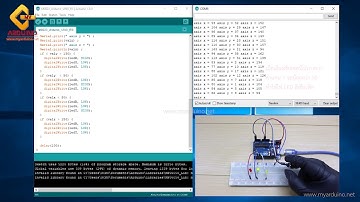 สอนใช้งาน Arduino เซ็นเซอร์ตรวจจับความเอียง 3 แกน GY-521 MPU6050