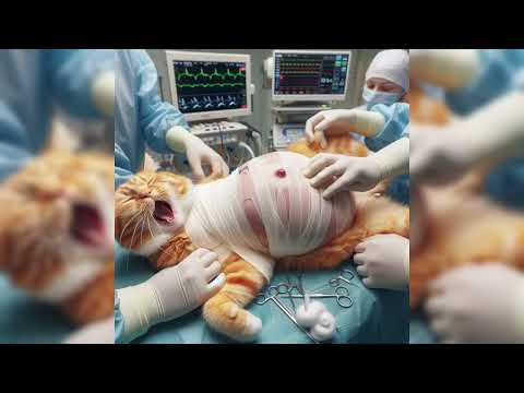 Meow Meow took his pregnant wife to the hospital