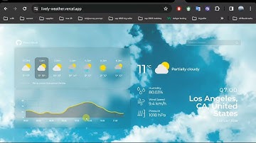 CS50 Final Project - Lively Weather