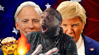 JOE TOOK THIS ONE!! / First Time Reacting To Donald Trump vs Joe Biden. Epic Rap Battles Of History!