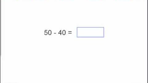 MathABC.com: Subtraction: Subtracting tens from tens