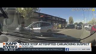 Moses Lake suspect captured before carjacking with kids inside