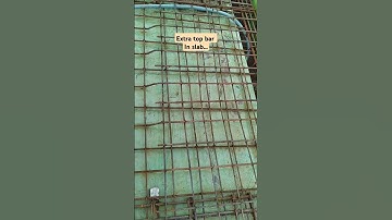 Extra top bar in slab | Crank bar in slab #construction #slab