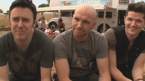 The Script talk vodka and Eminem at V Festival