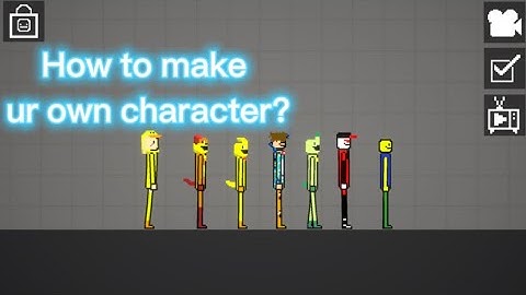 How to make your own character in Melon Playground? ( tutorial )