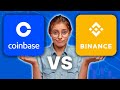 Coinbase vs binance  que choisir 