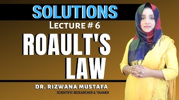 Solution II Lec # 6 I  Raoult