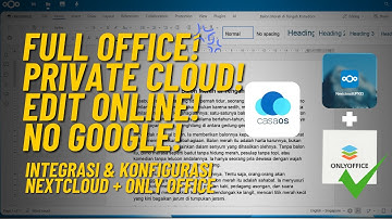 Bisa Edit Word/Excel Online! Integrasi OnlyOffice ke Nextcloud 🎯  di CasaOS || HOME SERVER SETUP