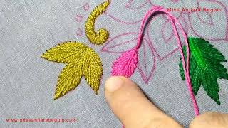 Unique Hand Embroidery Flower, Easy Embroidery Creation, Cozy Embroidery Pattern, Embroidery-244