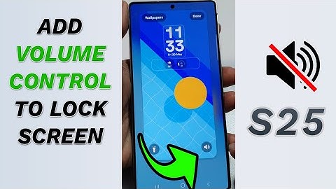 🔊 Add Sound/Volume Control to Lock Screen! (Galaxy S25/S25+/Ultra) 🔓