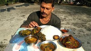 Rice Diea Huge Item Khelam | Khoka Ilish | Lilon Tika Fish | Katla Tel Chagra | Olkopy Curry|Chutney