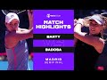 Ash Barty vs. Paula Badosa | 2021 Madrid Semifinal | WTA Match Highlights