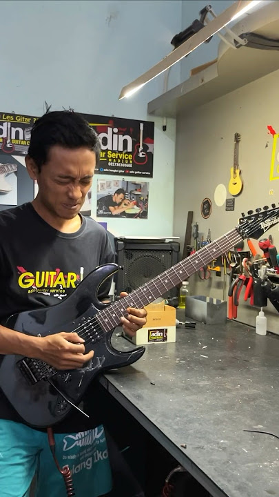 Bertaruh Rindu Guitar, versi dadakan asal petik 😅 #adinguitarservice #bertaruhrindu