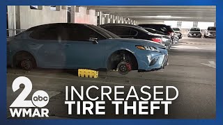 Police see increase in tire theft reports