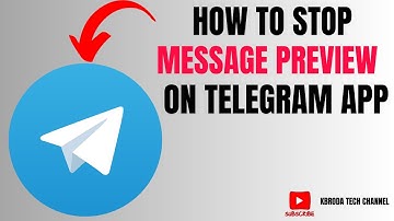 How To Stop Telegram Message Notification - Turn Off Message Preview 2025
