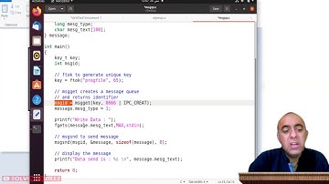 OS Message Queues IPC System Calls in C for Linux