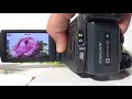 Filmadora Sony HDR-cx700v Entrada Microfone-Nightshot hdmi limpa