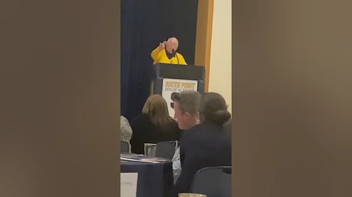 Coach Bob Rooster Lester delivering his South Poin...