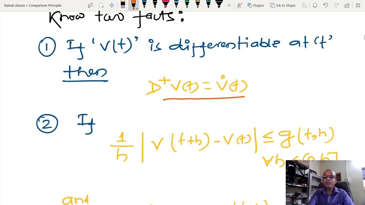 EE565 Lecture21 Control Systems) Comparison Principle