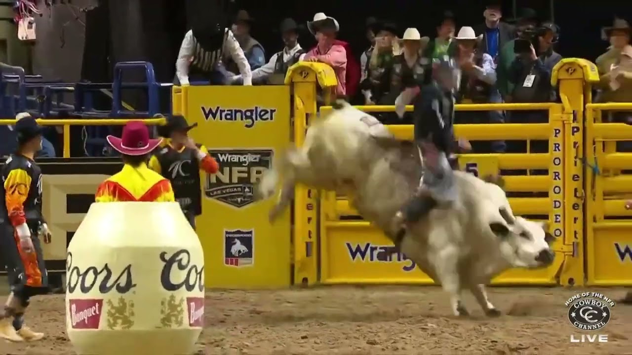 Josh Frost Gets Off to 7-for-8 Start at 2024 NFR With 86-Point Ride on Whiskey River in Round 8