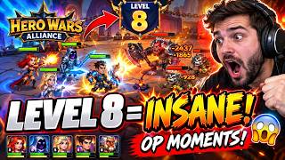 Hero Wars Level 8 Gameplay 🔥 INSANE OP Moments! | Hero Wars Alliance