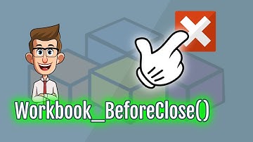 Excel VBA - Run Macro When User Closes Workbook!