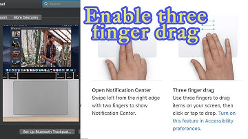 MacOS Shortcuts & Tips: How to enable three finger drag on MacOS